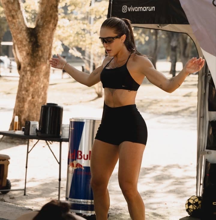 Maria Cariello em ação