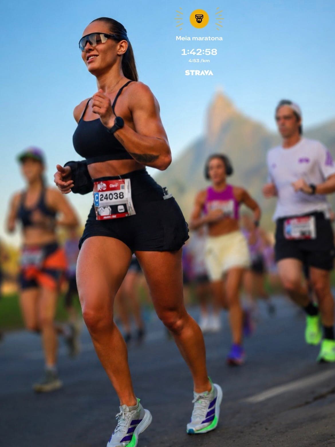 Maria Cariello em ação